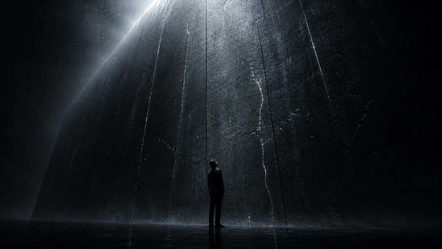 A monumental wall from The Witness visual world